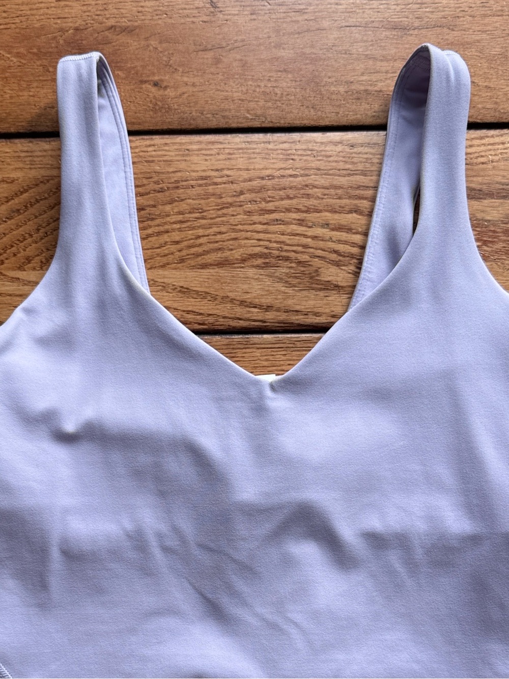 Lululemon Align Tank Top Light Support, A/B Cup Lavender Frost Sz 8 Yoga Workout - Picture 4 of 12